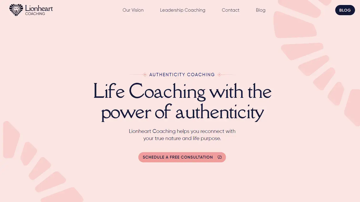Lionheart Coaching project screenshot